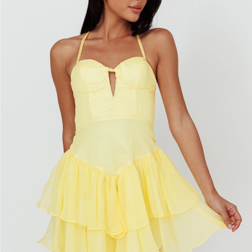 NWT Selfie Leslie Halter Mini Dress